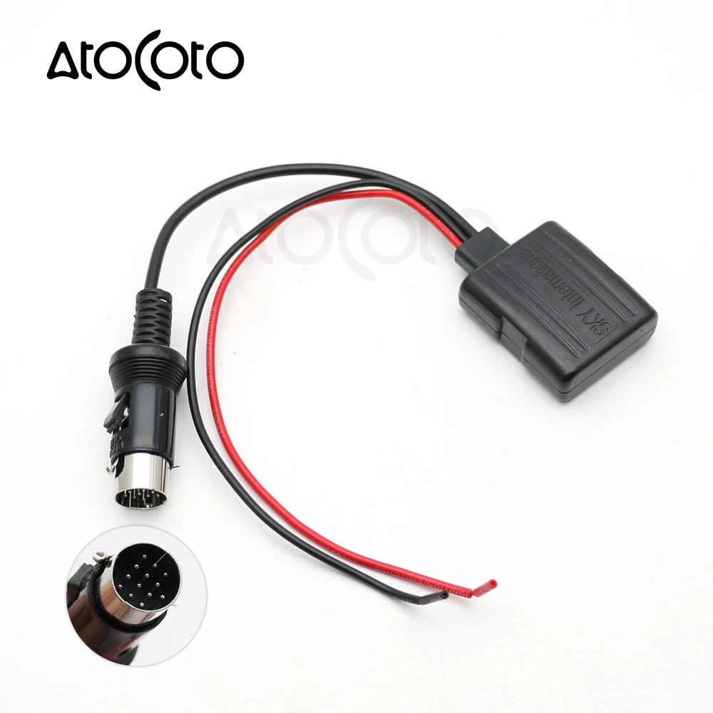 Módulo con coche, adaptador de Cable auxiliar estéreo de Radio, entrada de Audio inalámbrica, Para KENWOOD CA C2AX, KCA iP500, CA C1AX, 13 pines|aux cable adapter|audio inputaux adapter cable -
