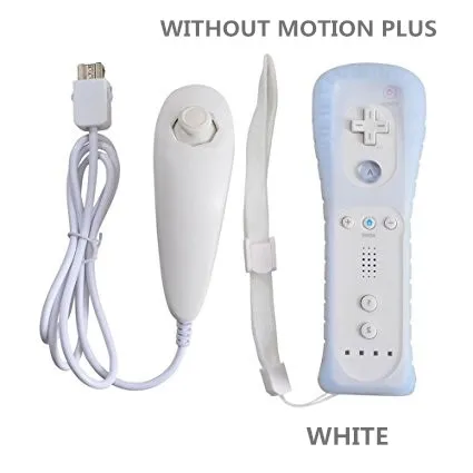 NOT MOTION PLUS Беспроводной Bluetooth геймпад для Nintendo wii 2 в 1, пульт дистанционного управления, синхронизация, джойстик, левая рука+ нунчак, дополнительный Motion Plus - Цвет: NOT MOTION PLUS