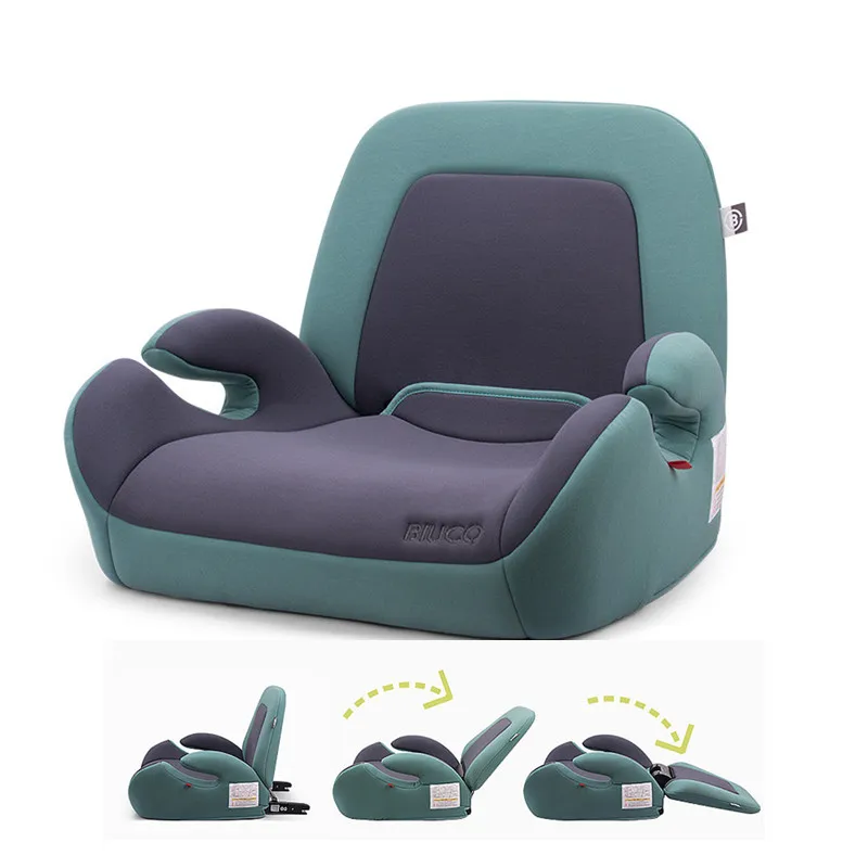 Car Seat Booster Seat With ISOFIX Connector Child Car Safety Seats Increased Seat Pad  Fits For Kids 3-12 Years Old