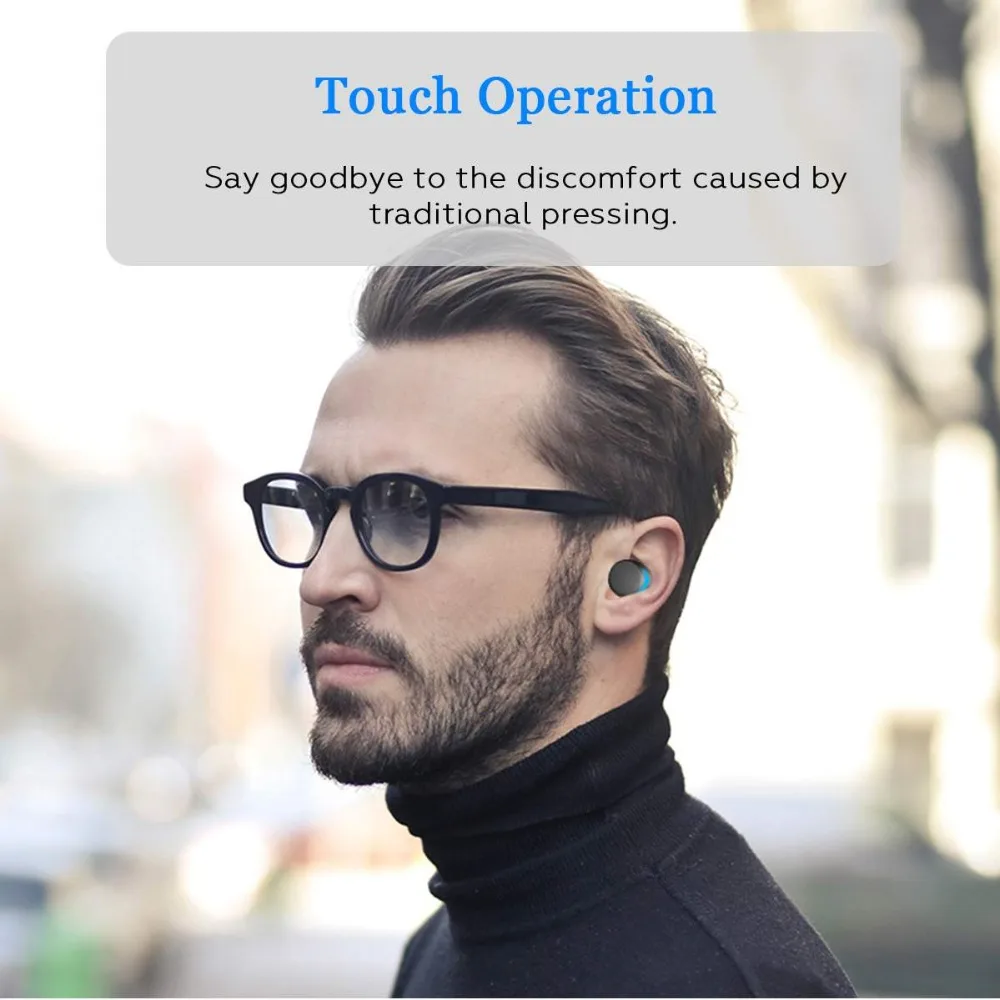 C3 TWS bluetooth 5.0 Earphones IPX8 Waterproof Wireless Earbuds Cordless Headset 8