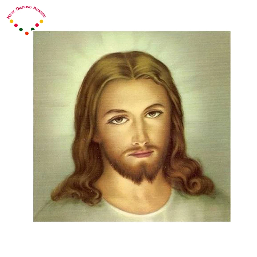 

religious diy 5d Full drill diamond embroidery needlework cross stitch full round rhinestonescrafts painting Jesus Christ sets