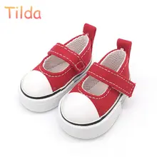 Tilda 6cm Toy Shoes For Doll Paola Reina Fashion Sneakers for Dolls 1 3 Bjd Toy