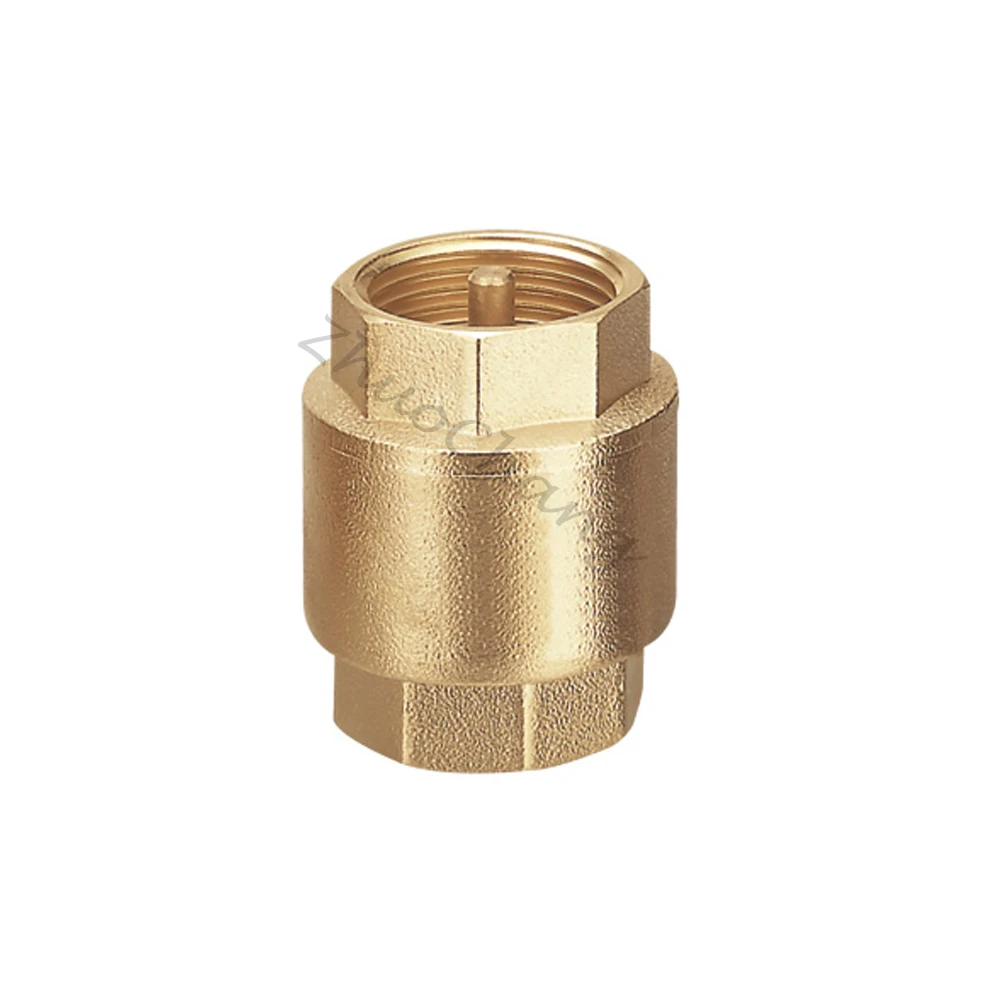 G3//4 Check Valve High Accuracy Brass Threaded Check Valve One Way Non-Return Check Valve for Water Gas Oil