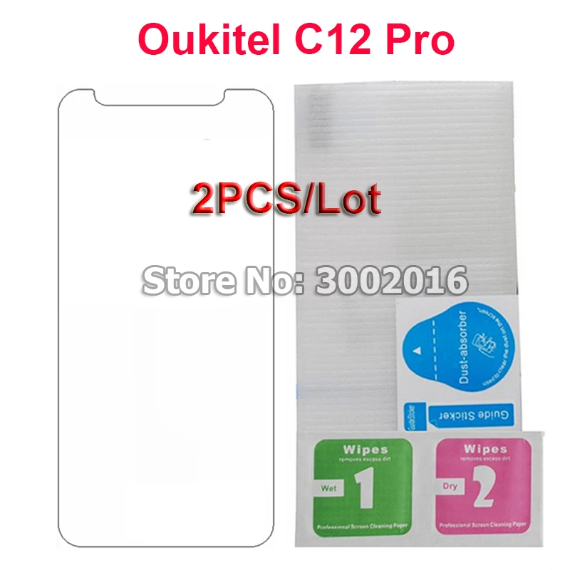 2 шт. Премиум Закаленное стекло для Oukitel C12 Pro защитная пленка чехол стеклянная