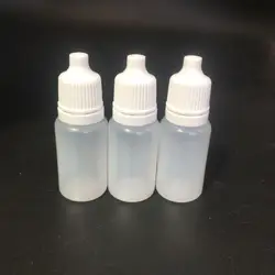 Пустые пластиковые сжимаемые бутылки-капельницы глаз капельница образец глаза бутылка для многоразового использования 10 шт. 10 мл давление