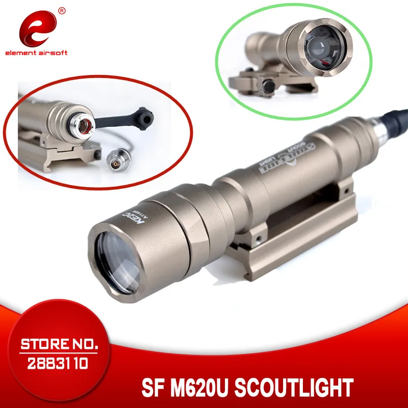 

Element Airsoft SF M620U Scoutlight LED Full Version 500Lumen Weapon Pistol Lights EX357 waterproof and shcokproof hot sell