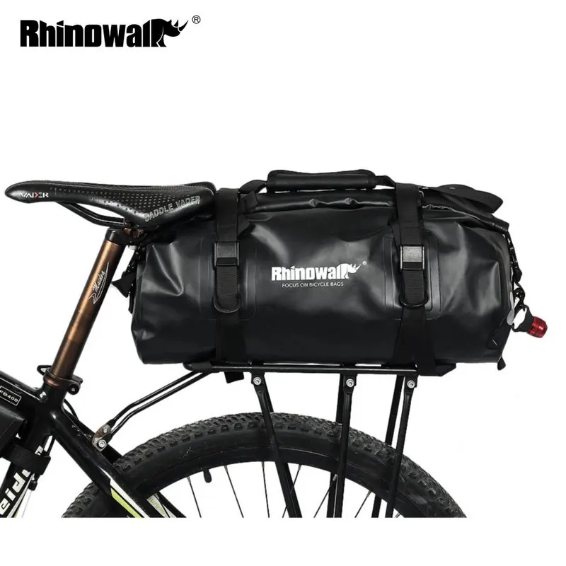 

Rhinowalk Bicycle Luggage Bags 20L Full Waterproof Bike Rear Rack Trunk Cycling Saddle Storage Pannier Multi-Function Travel Bag