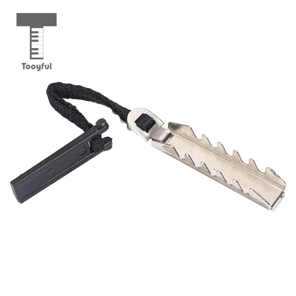 Tooyful Cotton Knitting Guitar Capo Key Clamp Trigger for Guitar Ukulele Mandolin Banjo Accessory Black