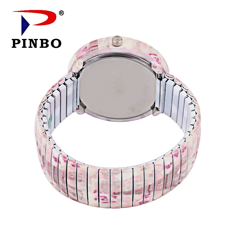 Бренд PINBO, Модные Винтажные креативные эластичные часы с Парижской башней, повседневные женские кварцевые часы с браслетом, Relogio Feminino, подарок, Reloj