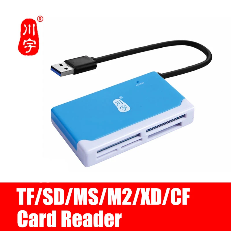 Кардридер USB 3 0 Kawau C236 кардридер Micro SDXC SDHC TF мини адаптер для XD / CF MMC/ MS Pro Duo/ MicroSD/ M2|card
