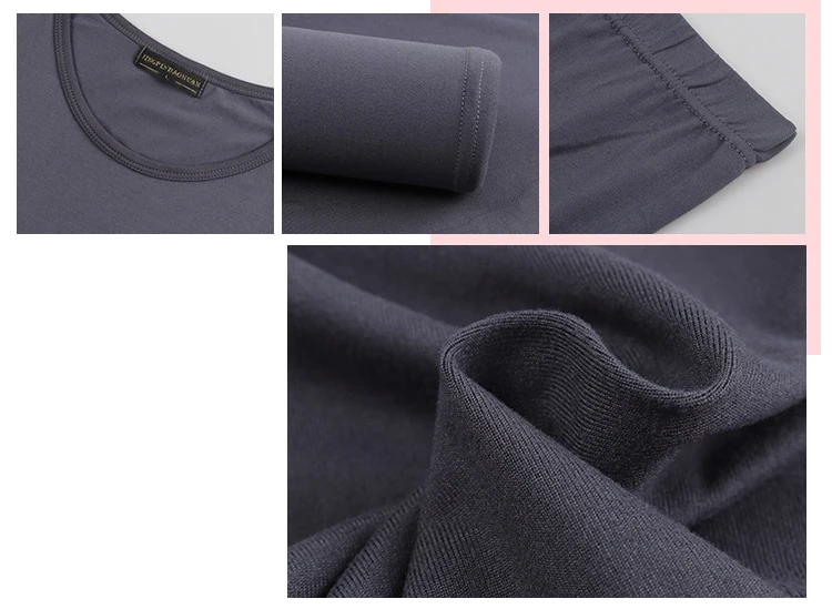 Queenral Long Johns For Male Female Warm Thermal Underwear Thermal Clothing Men Woman Winter Plus Size L - XXXL Thermal Suit 15