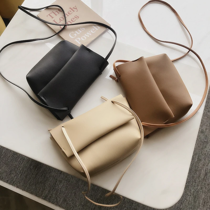 

woman bag sloping student single shoulder bucket bag girl bags for women