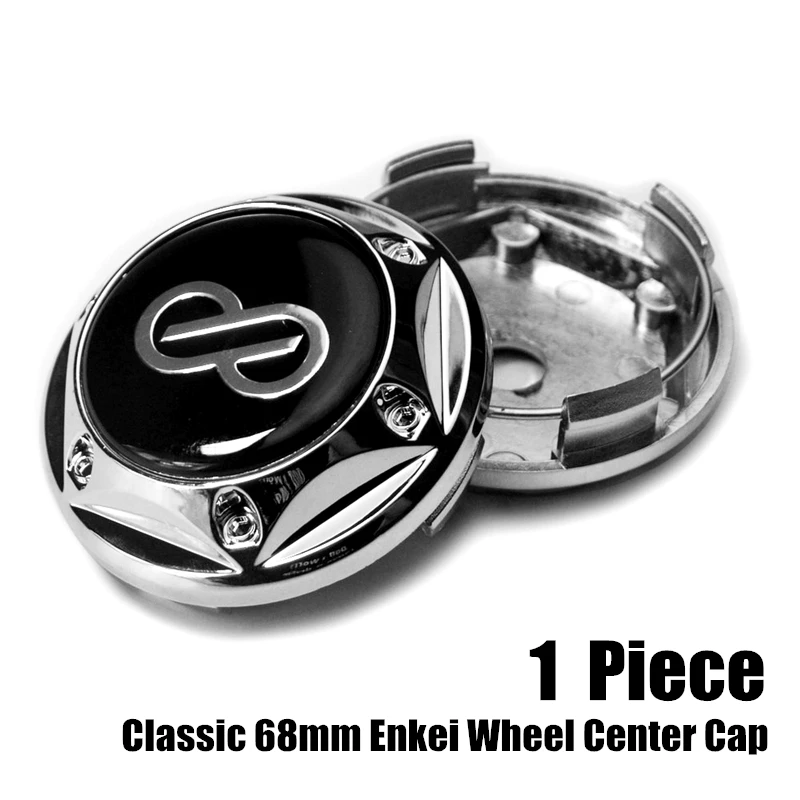 

1 Pc Enkei Wheel Center Rim Cap 68mm Aftermarket Hubcap with 6 Fake Decorative Screws for Enkei Rim Decoration Car Accessories