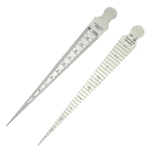 1 шт. конический дюймовый и метрический измерительный щуп для сварки тест Ulnar линейка проверка сварки Mayitr двухсторонние прецизионные измерительные инструменты - изображение