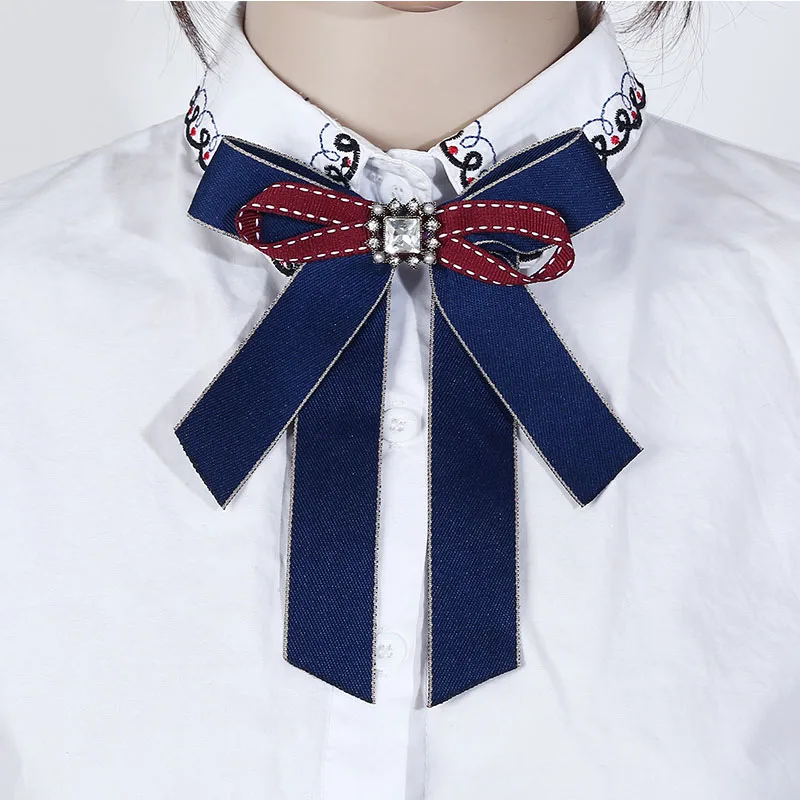 Ожерелье ветер дикий аксессуары галстук-бабочка Поддельный Воротник ювелирные изделия