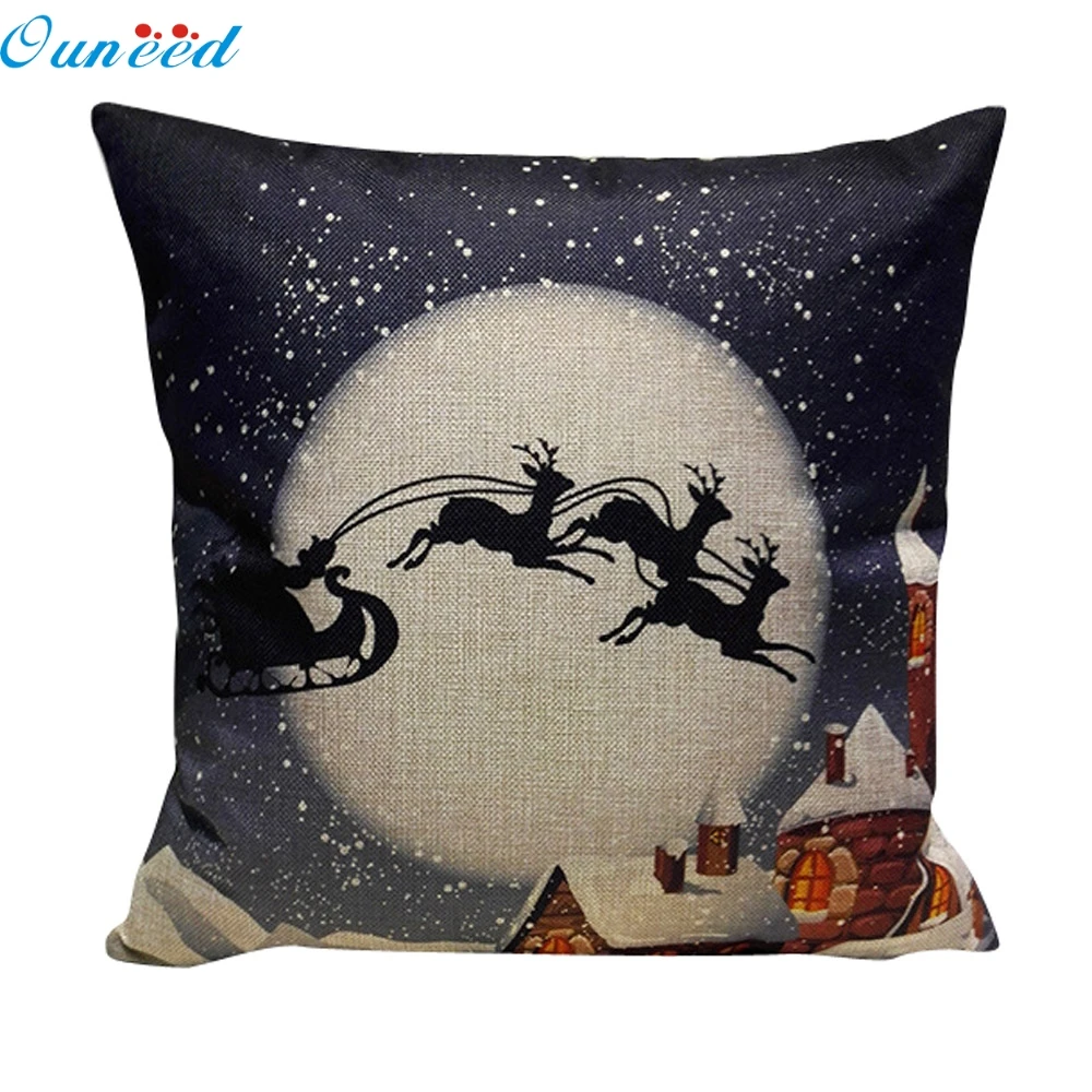 Hot High Quality Christmas Sofa Bed font b Home b font Decoration Festival Pillow Cushion 810