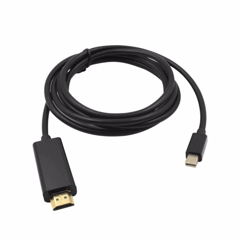 1,8 м мини кабель DP-HDMI папа-мама Thunderbolt DisplayPort к HDMI адаптер конвертер для Macbook Pro Air проектор кабель