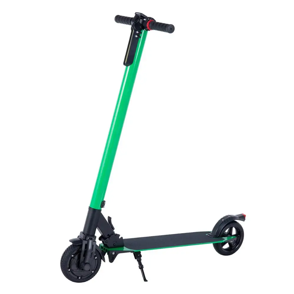 

Electric Scooters 6.5" Inch Green Original Kick Scooter E-Scooter Kids 2 Wheels Skateboard LED 250W Foldable Electric Bicycle