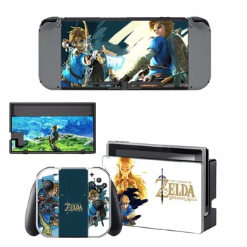

new The Legend of Zelda vinyl Decal Skin Sticker For Nintend Switch NS NX Console & Joy-con