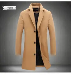 2018 осень и зима новый мужской шерстяной костюм дизайн шерстяное пальто мужской повседневный Тренч Дизайн Slim Fit Офис костюм куртки пальто