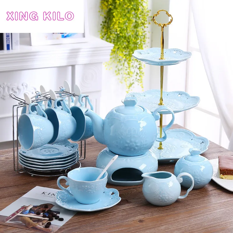 

XING KILO Ceramic coffee cup set simple afternoon tea tea creative home water cup with a spoon