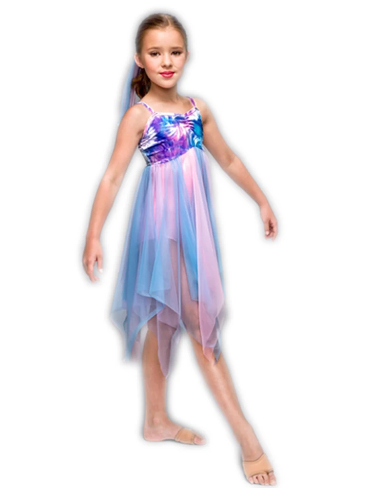 Hot Sale Kids Elsa Dress Performance Dance Costumes Professional Ballet