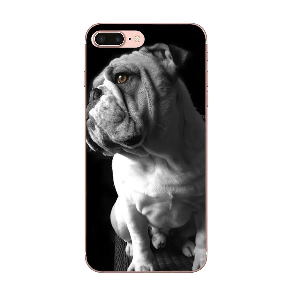 Милая собака Английский бульдог на продажу! Cool для Galaxy J1 J2 J3 J330 J4 J5 J6 J7 J730 J8 2015 2016 2017