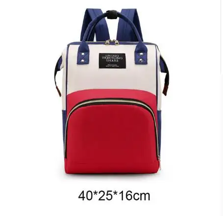 Модная сумка для подгузников для мам, Большая вместительная сумка для подгузников, дорожный рюкзак для кормления, сумка для ухода за ребенком, женская модная сумка - Цвет: Small Size