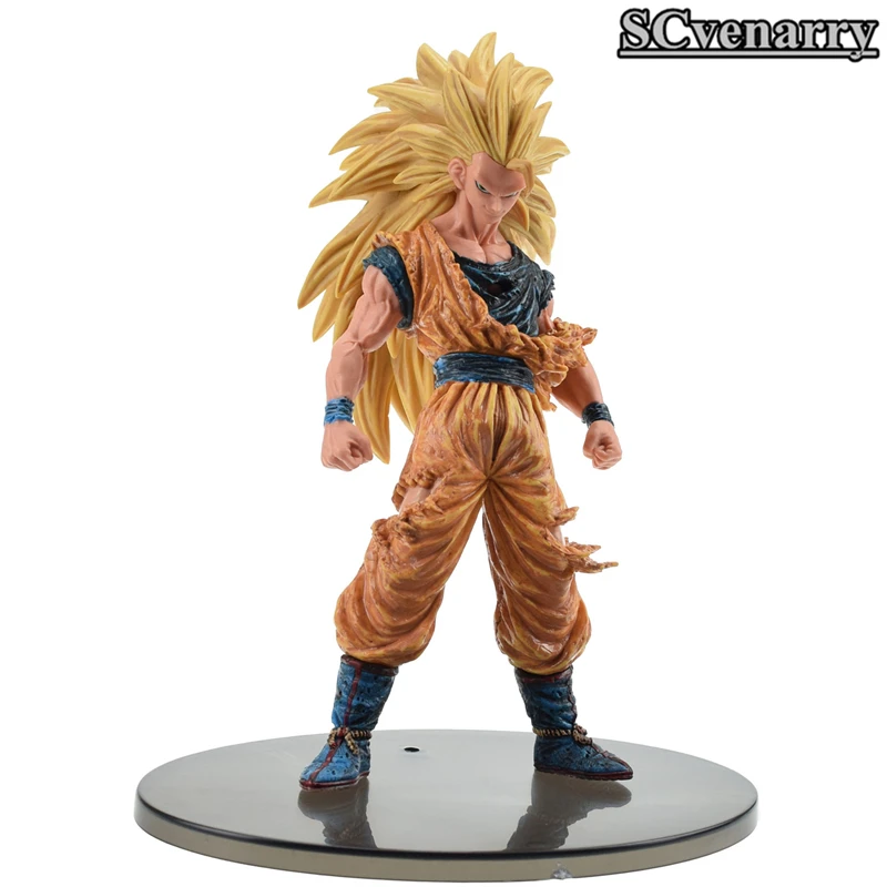 

Dragon Ball Z Action Figure Son Goku Super Saiyan 3 Battle Damage Edition PVC Figures Model Toys Christmas 21cm
