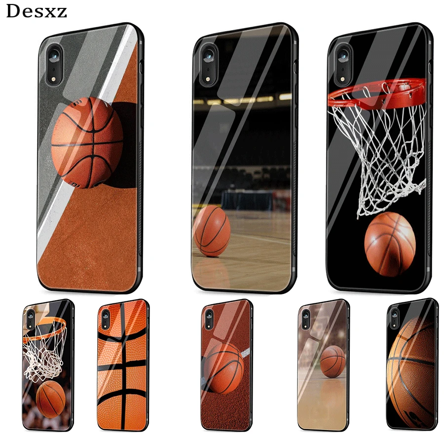 Баскетбольное стекло Desxz чехол для iPhone 5 5S SE 6 6s 7 8 Plus X XR XS Max |