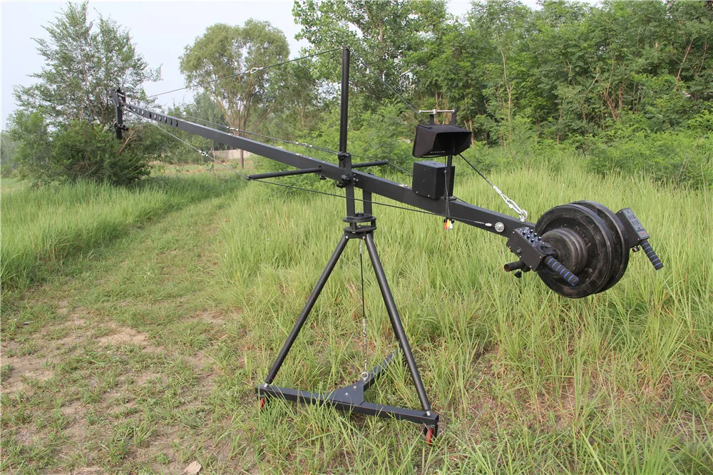 US $660.00 Professional DV Camera Crane Jib 3m 6m 19 Ft Square For Video Camera Filming With 2 Axis Motorized Head