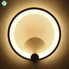 Wall Lamps 12W 16W Sconce Bedroom Stair Bathroom Aluminum LED Wall Light Modern Round Luminaire Corridor Hotel Home Lighting Wall Lamps 12W 16W Sconce Bedroom Stair Bathroom Aluminum LED Wall Light Modern Round Luminaire Corridor Hotel Home Lighting