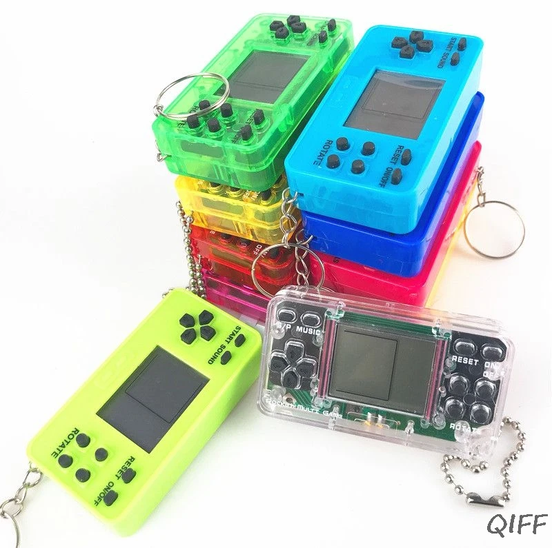 Мини Прозрачная портативная игра для Tetris гоночного автомобиля игра-головоломка