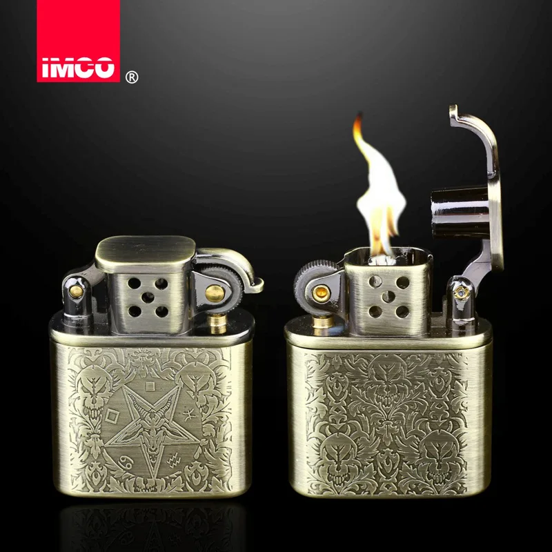 

Good quality than zp lighter love cool IMCO brand windproof direct gasoline lighter kerosene lighter pure copper lighter