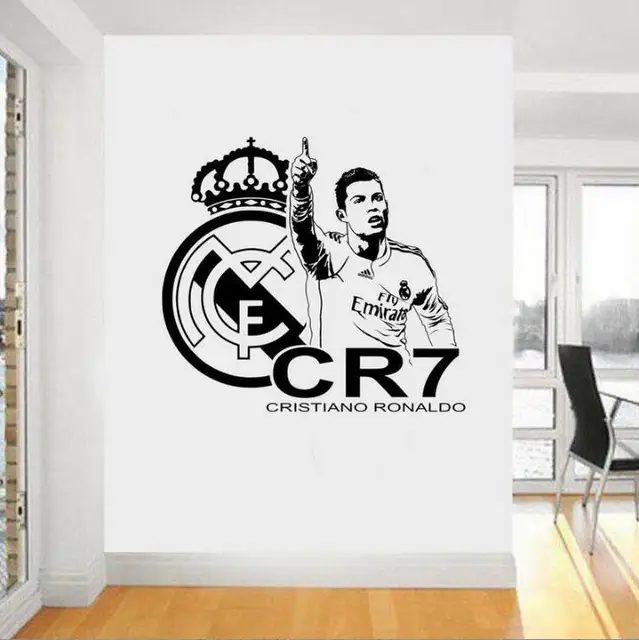 10pcs/ pack boy gift sticker football soccer player cristiano