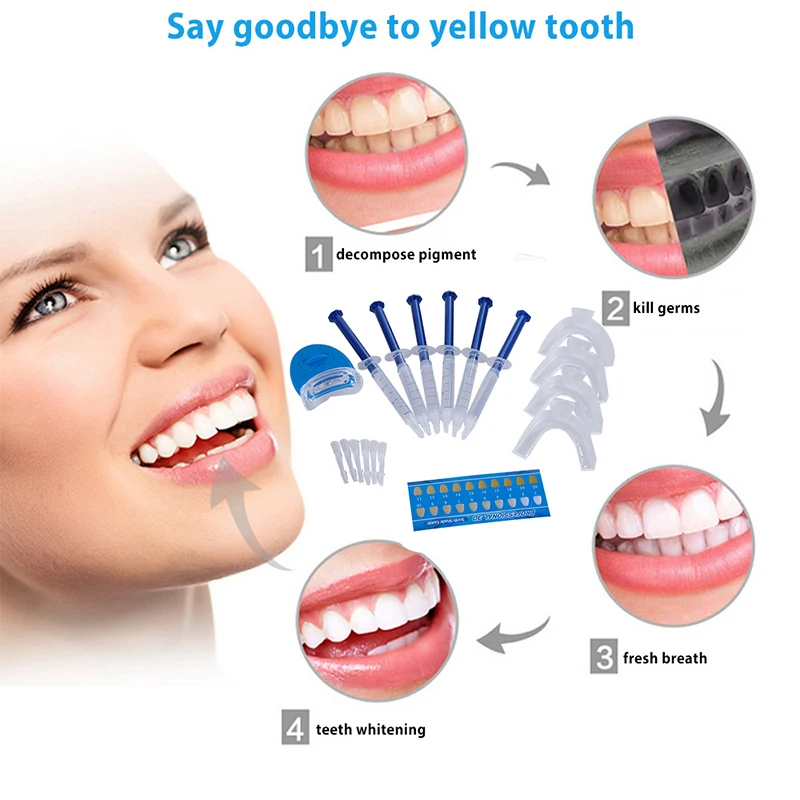 10 шт./6 шт./3 шт. отбеливание зубов 44% набор для отбеливания зубов с отбеливателем отбеливатель яркий белый 3D гигиена полости рта уход за зубами