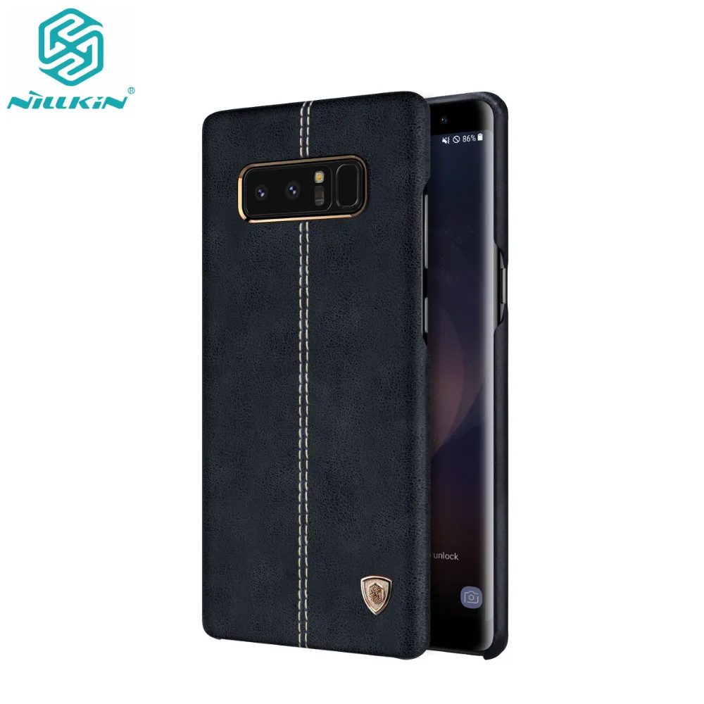 NILLKIN Englon Leather Cover For Samsung Galaxy Note 8 Luxury Vintage Back Phone Cases | Мобильные телефоны и аксессуары