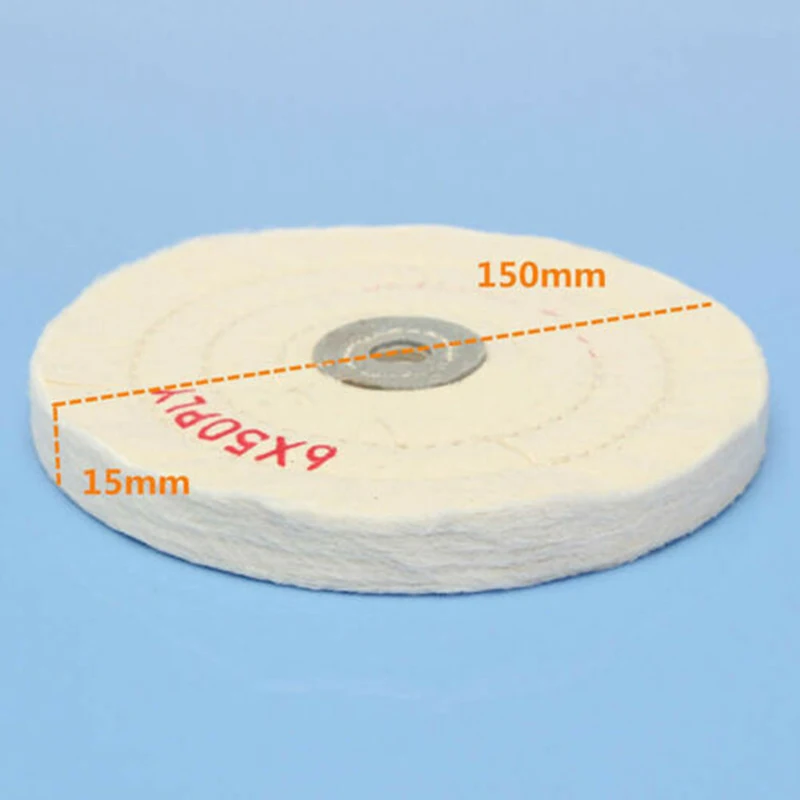 

1x Polishing Wheel Mop Grinder Flannel Metal Jewelry Stainless Steel Kit Buffing