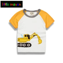 Коллекция года, летние рубашки с короткими рукавами для мальчиков и девочек, roupas infantis menino, рубашки для малышей детская одежда костюмы для путешествий и автобусов