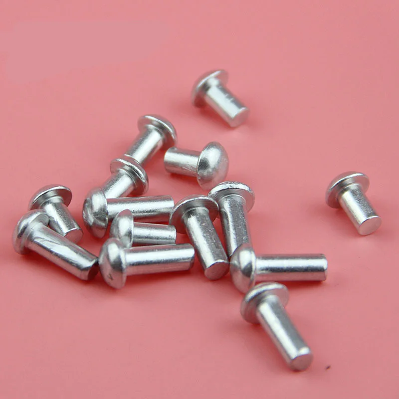 M4 Round head Solid Aluminum Rivets Half round head Rivets Round Hat