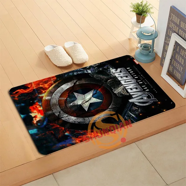 Buy Custom Marvel Avengers Doormat Bath Mats Foot Pad Home Decor Bathroom Mats