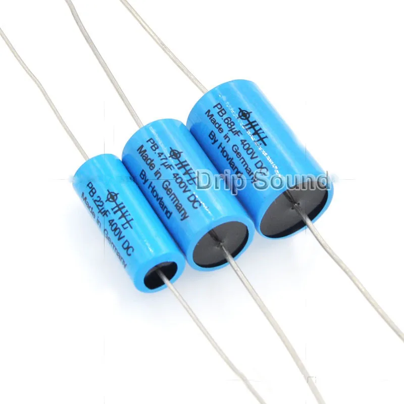 

2pcs 0.22uF-2.7uF 400V PB Metallized Polypropylene Film Non-Polarity Capacitor for Speaker Frequency Divider Amplifier Crossover