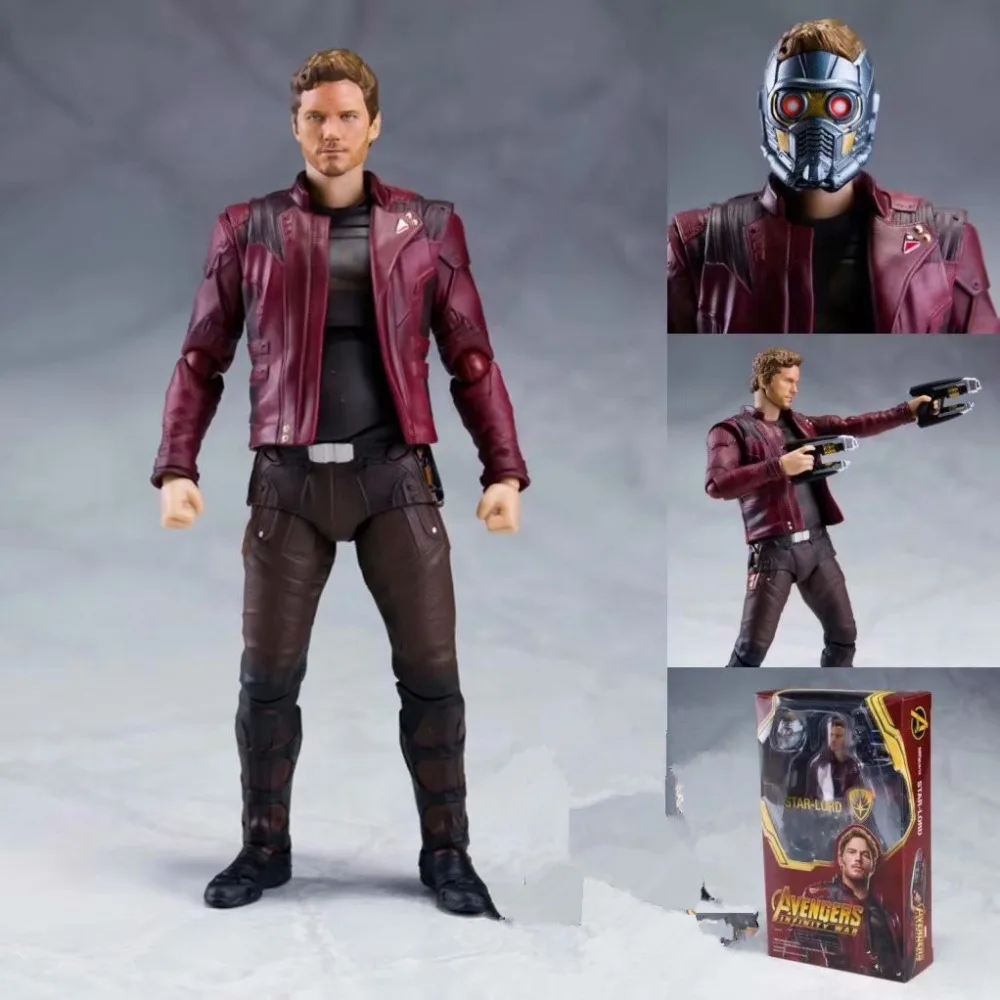 

SHF S.H.Figuarts Star Lord Marvel Avengers Infinity War Guardians of Galaxy PVC Action Figure Collectible Model Toy