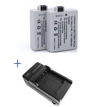 2 шт. 1500 мА/ч, LP-E5 LPE5 LP E5 Камера Батареи AKKU+ Зарядное устройство для цифровой однообъективной зеркальной камеры Canon EOS 450D 500D 1000D Rebel XS XSi T1i поцелуй X2 X3