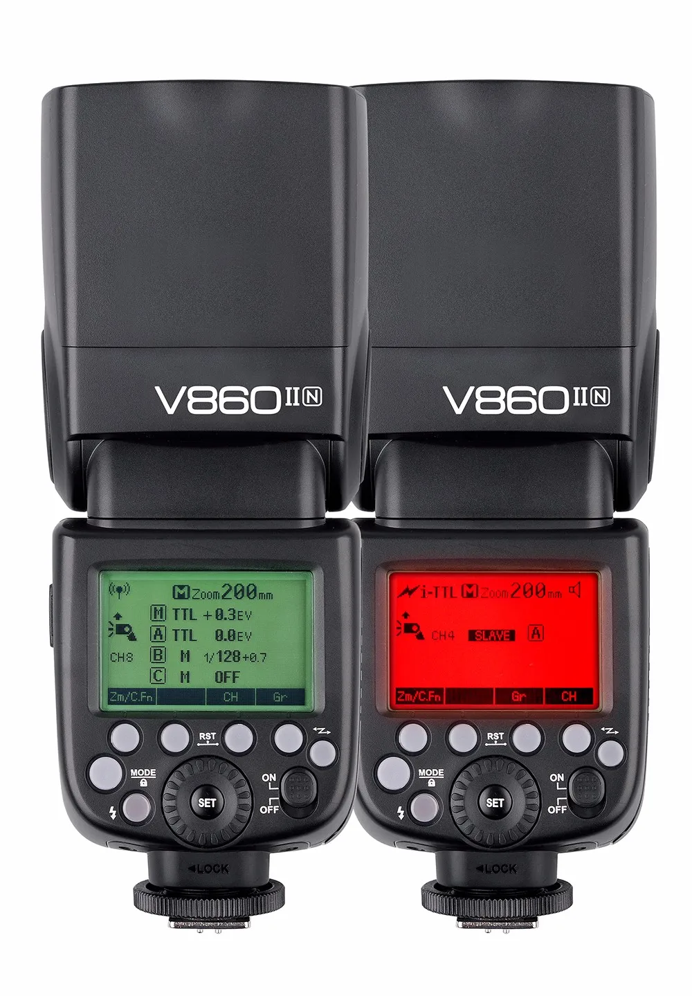 Godox Ving V860II V860II-C/N/S/F/O E-TTL HSS 1/8000 Speedlite вспышка для Canon Nikon sony DSLR без VB-18 батареи