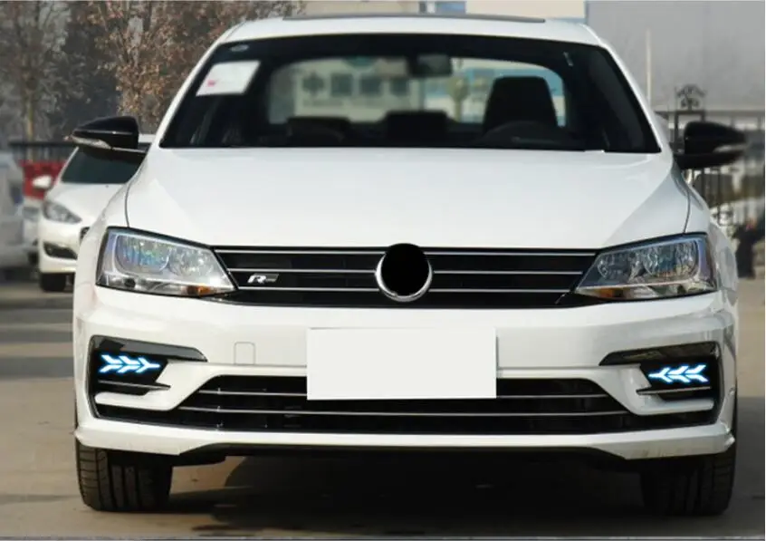 Год forVWjetta дневной свет sagitar Автомобильные аксессуары светодиодный DRL фары для sagitar противотуманные фары