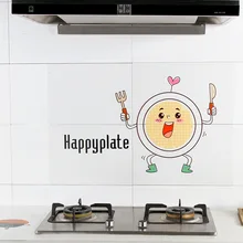 1 шт. 79,5 см* 60 см Кухня маслом стены Стикеры высокое Температура сопротивление масляное пятно Стикеры плита Oilproof поглощения бумага красочные