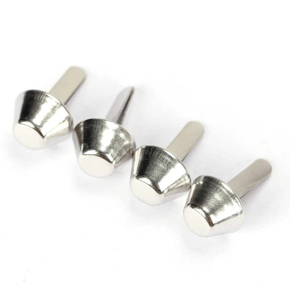 HOBBAGGO 100Pcs Flat Head Rivets Spikes Stud DIY Punk Bag Belt Leathercraft 10mm  E2shopping New