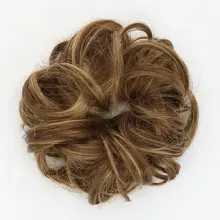 Chignon cabelo bun peças de cabelo scrunchie extensões de cabelo sintético peruca para as mulheres encaracolado chignon acessórios extensão do cabelo