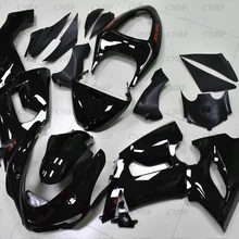 Ninja ZX-6r 2005-2006 комплект обтекателей для Kawasaki ZX6r 2006 обтекатель Наборы 636 ZX-6r 2006 Черные Пластиковые обтекатели